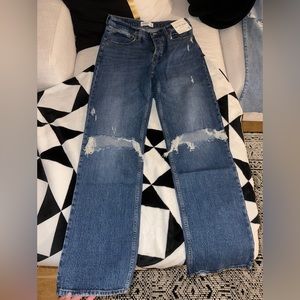 NWT Abercrombie The 90s Baggy Long Jeans